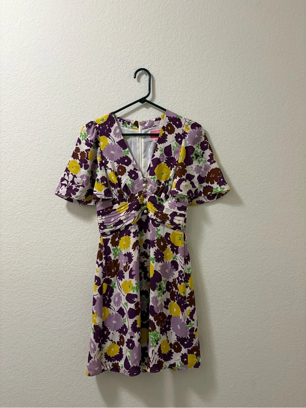 Kate Spade New York Swing Flora dress V neck. Size 2. NWOT.